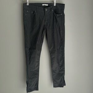 7 For All Mankind Women’s size 29 Roxanne Dark Gray Pinstripe Ankle Pants